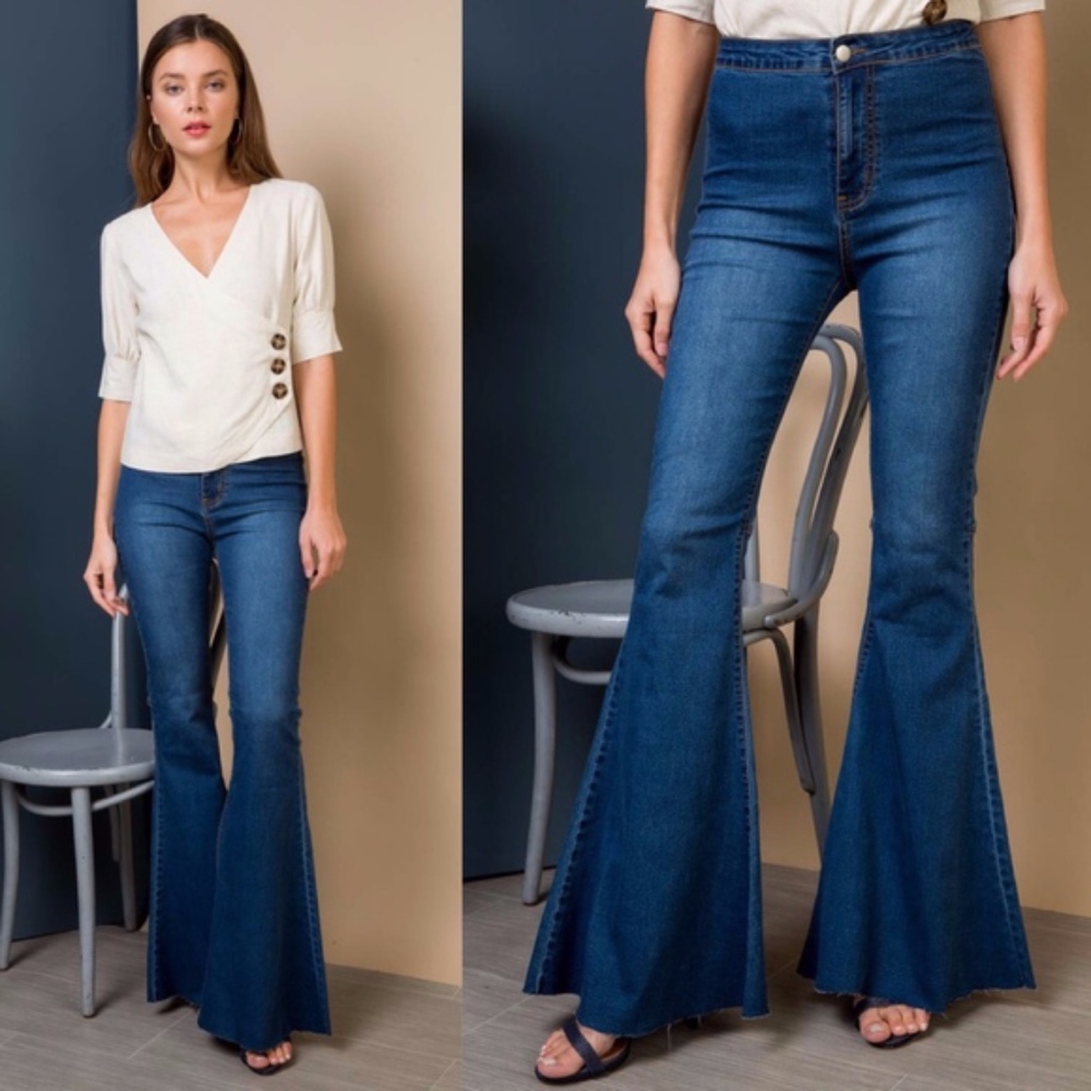 FARRAH Flared Denim Jeans